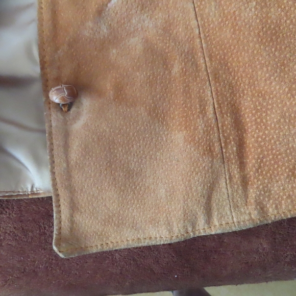 Vintage Leather and Suede Fringe Jacket Tailored by David James 13/14 - Picture 4 of 9